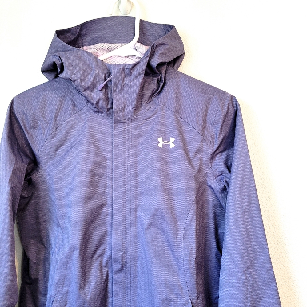 UNDER ARMOUR Storm Proof purple rain jacket NEW Size XS - Picture 4 of 9